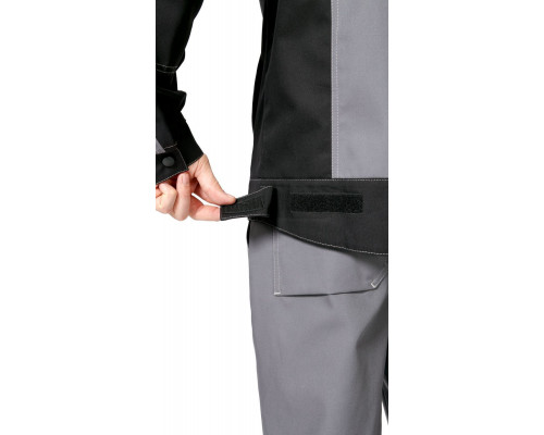 Куртка мужская летняя "Виват" серо-черно-красная