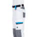 Брюки мужские рабочие летние "Старт" белые с серым